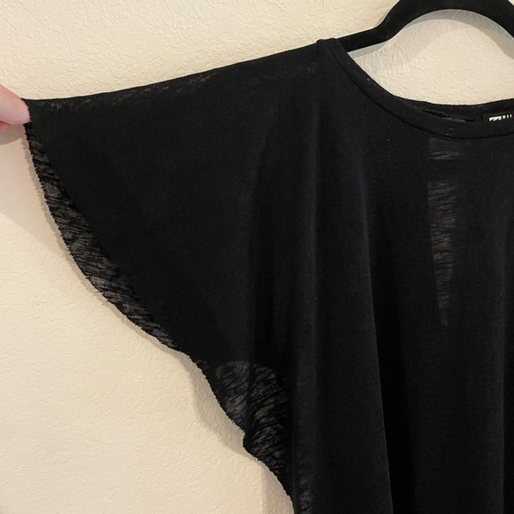 Billabong Women’s Swim Cover Dress Medium Black Out For Waves Semi Sheer Coastal - Picture 10 of 17